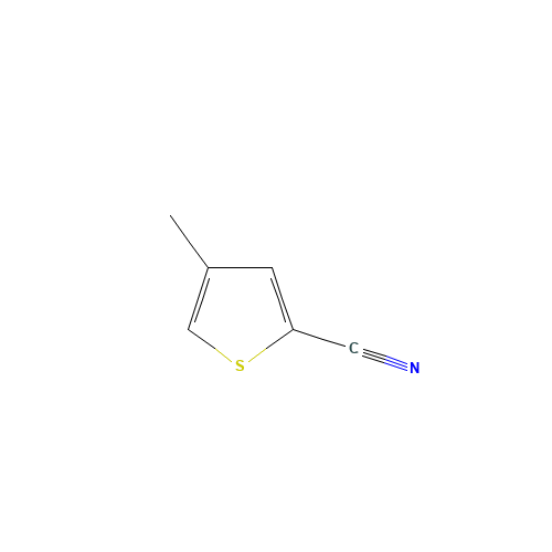 4-methylthiophene-2-carbonitrile (CAS: 73305-93-8) - Chemical Structure and Molecular Formula 