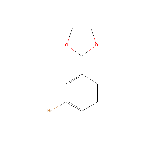 2-(3-bromo-4-methylphenyl)-1,3-dioxolane (CAS: 124717-60-8) - Related Chemical Product