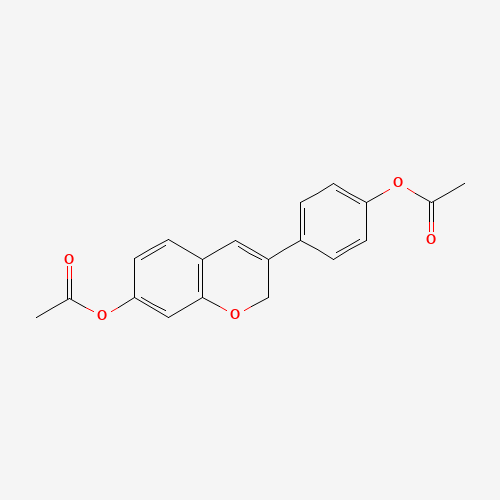 [4-(7-acetyloxy-2H-chromen-3-yl)phenyl] acetate (CAS: 81267-66-5) - Related Chemical Product