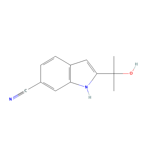2-(2-hydroxypropan-2-yl)-1H-indole-6-carbonitrile (CAS: 1256576-74-5) - Related Chemical Product