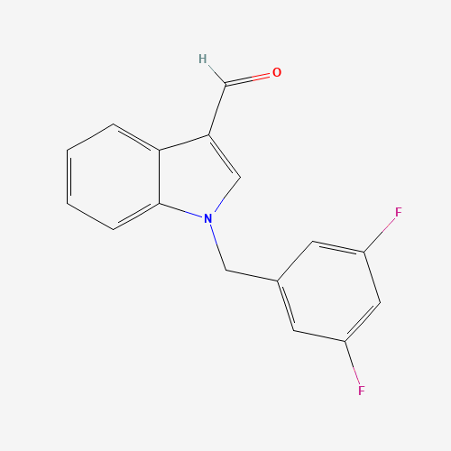 1-[(3,5-difluorophenyl)methyl]indole-3-carbaldehyde (CAS: 301822-68-4) - Related Chemical Product