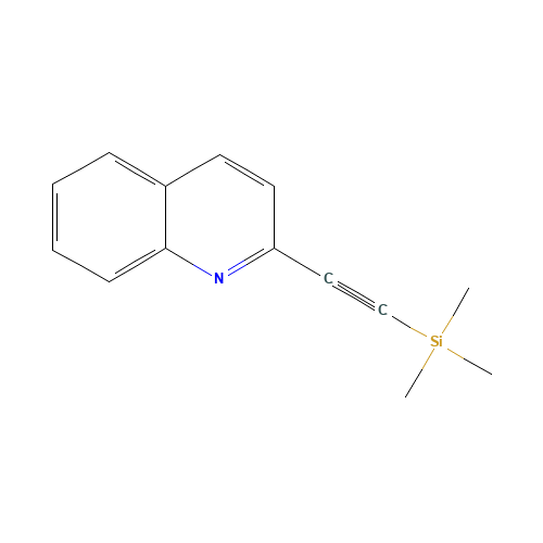trimethyl(2-quinolin-2-ylethynyl)silane (CAS: 86521-07-5) - Related Chemical Product