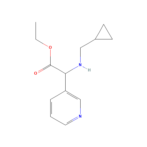 ethyl 2-(cyclopropylmethylamino)-2-pyridin-3-ylacetate (CAS: 1218521-06-2) - Related Chemical Product