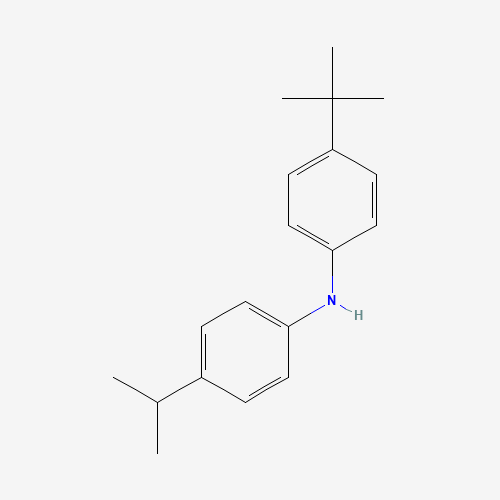 N-(4-tert-butylphenyl)-4-propan-2-ylaniline (CAS: 782504-35-2) - Chemical Structure and Molecular Formula 