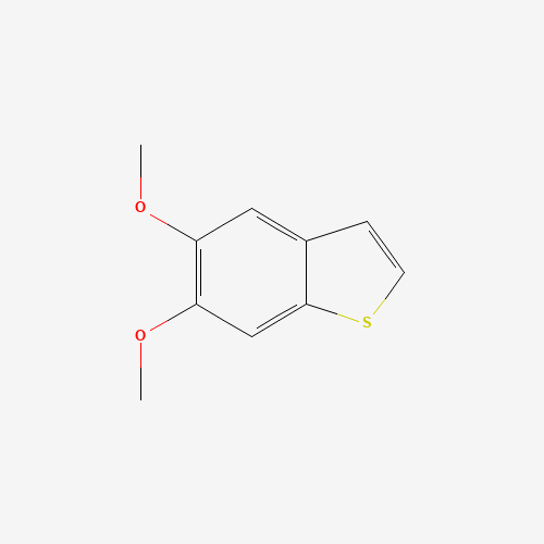 5,6-dimethoxy-1-benzothiophene (CAS: 91715-47-8) - Chemical Structure and Molecular Formula 
