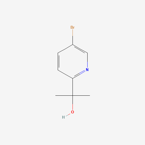 2-(5-bromopyridin-2-yl)propan-2-ol (CAS: 290307-40-3) - Chemical Structure and Molecular Formula 