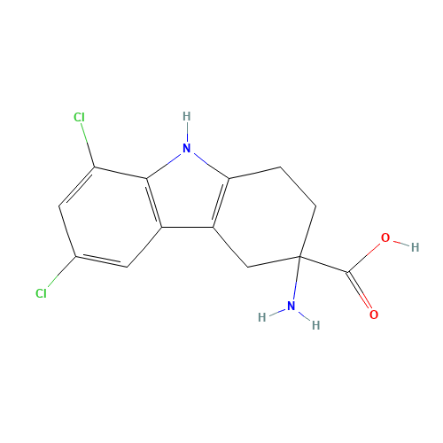 3-amino-6,8-dichloro-1,2,4,9-tetrahydrocarbazole-3-carboxylic acid (CAS: 874112-29-5) - Related Chemical Product