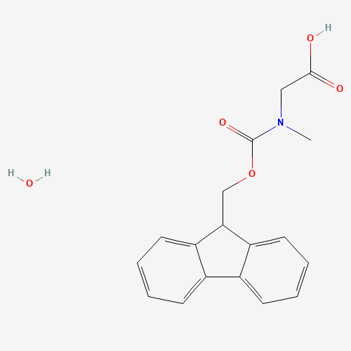 2-[9H-fluoren-9-ylmethoxycarbonyl(methyl)amino]acetic acid;hydrate (CAS: 212651-47-3) - Related Chemical Product