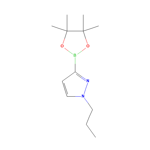1-propyl-3-(4,4,5,5-tetramethyl-1,3,2-dioxaborolan-2-yl)pyrazole (CAS: 934586-51-3) - Related Chemical Product