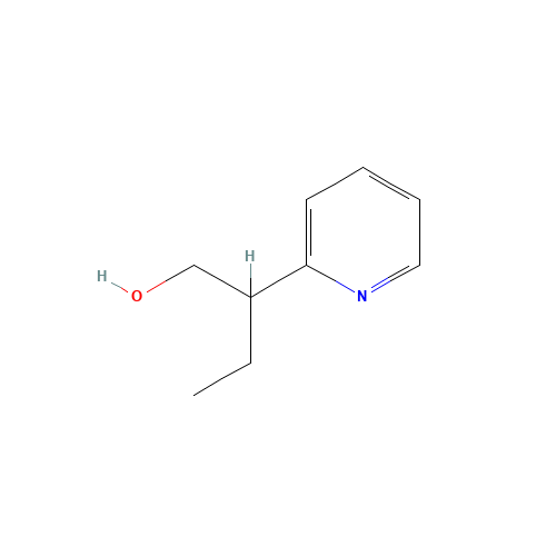 2-pyridin-2-ylbutan-1-ol (CAS: 89860-45-7) - Chemical Structure and Molecular Formula 