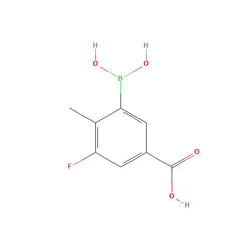 3-borono-5-fluoro-4-methylbenzoic acid (CAS: 917223-87-1) - Related Chemical Product