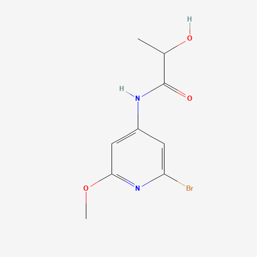 N-(2-bromo-6-methoxypyridin-4-yl)-2-hydroxypropanamide (CAS: 1433904-94-9) - Related Chemical Product