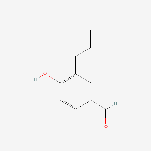 4-hydroxy-3-prop-2-enylbenzaldehyde (CAS: 41052-88-4) - Chemical Structure and Molecular Formula 