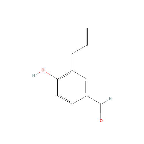 4-hydroxy-3-prop-2-enylbenzaldehyde (CAS: 41052-88-4) - Chemical Structure and Molecular Formula 