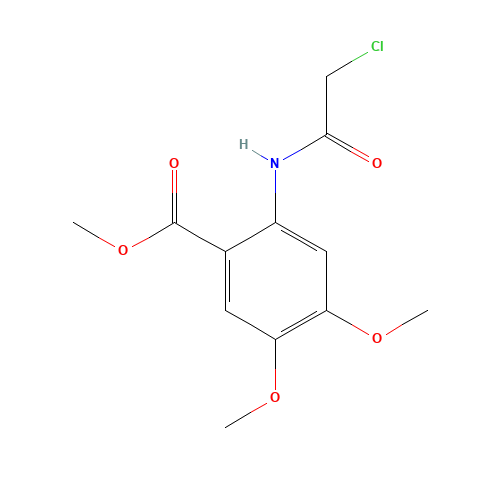 methyl 2-[(2-chloroacetyl)amino]-4,5-dimethoxybenzoate (CAS: 285138-76-3) - Related Chemical Product