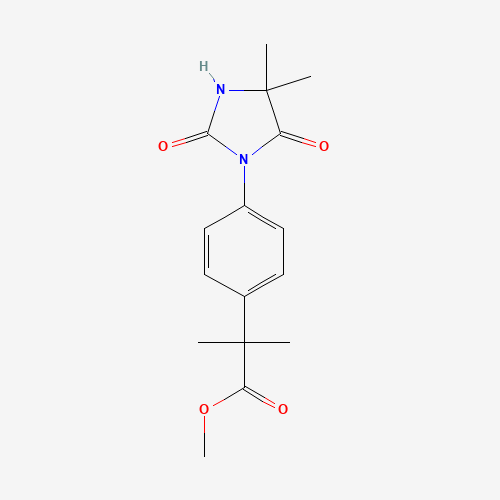 methyl 2-[4-(4,4-dimethyl-2,5-dioxoimidazolidin-1-yl)phenyl]-2-methylpropanoate (CAS: 945104-51-8) - Related Chemical Product
