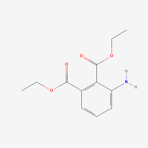 diethyl 3-aminobenzene-1,2-dicarboxylate (CAS: 62351-80-8) - Chemical Structure and Molecular Formula 