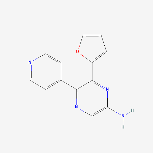 6-(furan-2-yl)-5-pyridin-4-ylpyrazin-2-amine (CAS: 925676-28-4) - Related Chemical Product