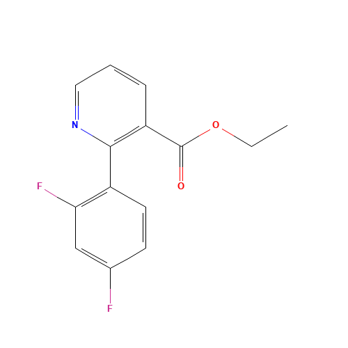ethyl 2-(2,4-difluorophenyl)pyridine-3-carboxylate (CAS: 1219503-87-3) - Related Chemical Product