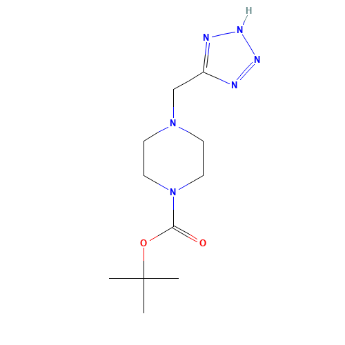 tert-butyl 4-(2H-tetrazol-5-ylmethyl)piperazine-1-carboxylate (CAS: 1269430-46-7) - Related Chemical Product