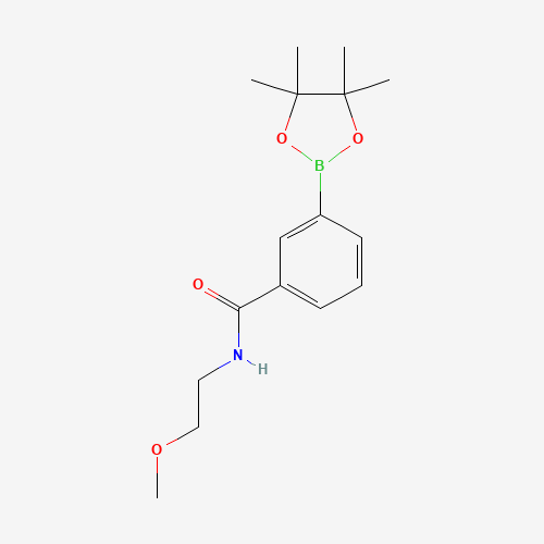 N-(2-methoxyethyl)-3-(4,4,5,5-tetramethyl-1,3,2-dioxaborolan-2-yl)benzamide (CAS: 1073353-64-6) - Related Chemical Product