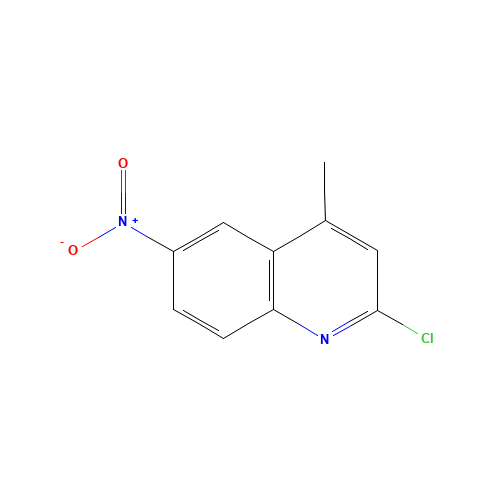 2-chloro-4-methyl-6-nitroquinoline (CAS: 54965-59-2) - Chemical Structure and Molecular Formula 