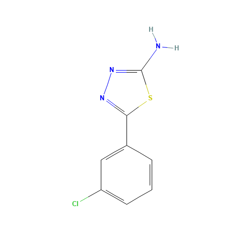 5-(3-chlorophenyl)-1,3,4-thiadiazol-2-amine (CAS: 70057-67-9) - Related Chemical Product