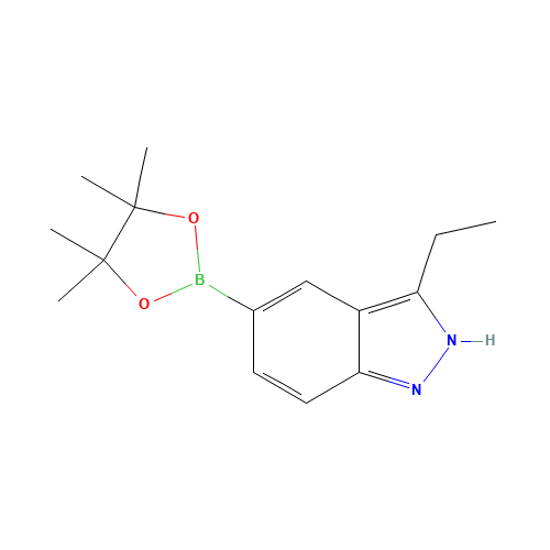 3-ethyl-5-(4,4,5,5-tetramethyl-1,3,2-dioxaborolan-2-yl)-2H-indazole (CAS: 864774-69-6) - Related Chemical Product