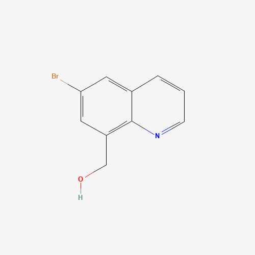 (6-bromoquinolin-8-yl)methanol (CAS: 1266728-35-1) - Chemical Structure and Molecular Formula 