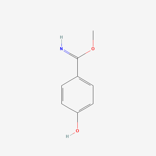 4-[amino(methoxy)methylidene]cyclohexa-2,5-dien-1-one (CAS: 69731-90-4) - Chemical Structure and Molecular Formula 