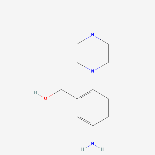 [5-amino-2-(4-methylpiperazin-1-yl)phenyl]methanol (CAS: 802541-81-7) - Related Chemical Product