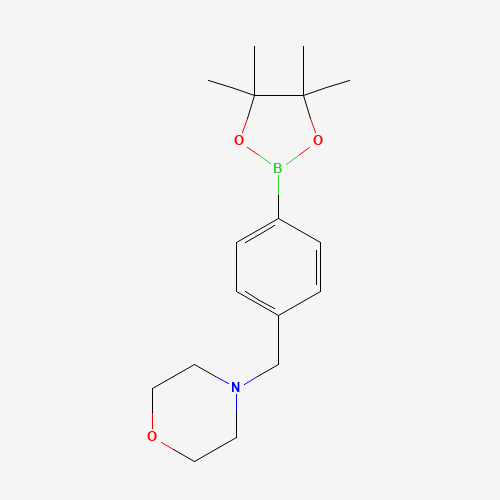 4-[[4-(4,4,5,5-tetramethyl-1,3,2-dioxaborolan-2-yl)phenyl]methyl]morpholine (CAS: 364794-79-6) - Related Chemical Product