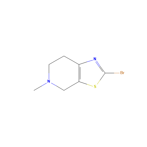 2-bromo-5-methyl-6,7-dihydro-4H-[1,3]thiazolo[5,4-c]pyridine (CAS: 143150-92-9) - Related Chemical Product