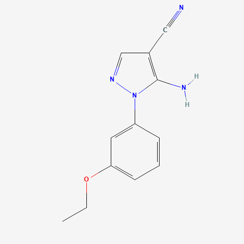 5-amino-1-(3-ethoxyphenyl)pyrazole-4-carbonitrile (CAS: 650629-04-2) - Related Chemical Product
