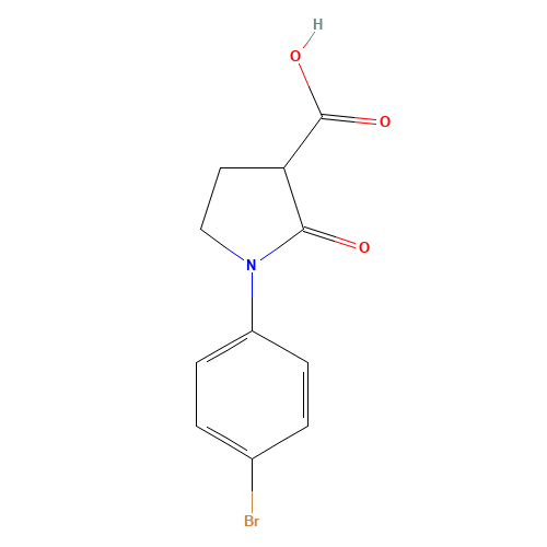 1-(4-bromophenyl)-2-oxopyrrolidine-3-carboxylic acid (CAS: 226881-07-8) - Related Chemical Product