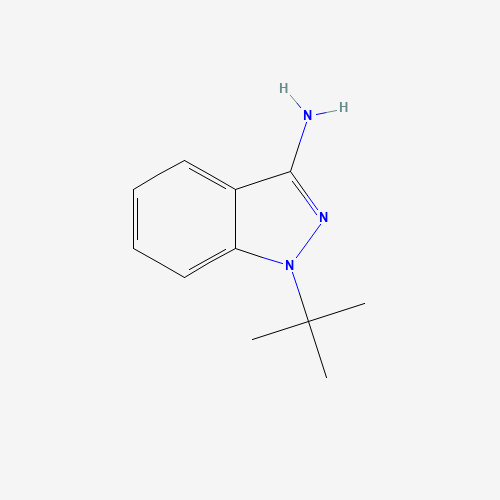 1-tert-butylindazol-3-amine (CAS: 1012879-88-7) - Chemical Structure and Molecular Formula 