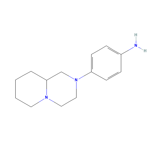 4-(1,3,4,6,7,8,9,9a-octahydropyrido[1,2-a]pyrazin-2-yl)aniline (CAS: 915722-90-6) - Chemical Structure and Molecular Formula 