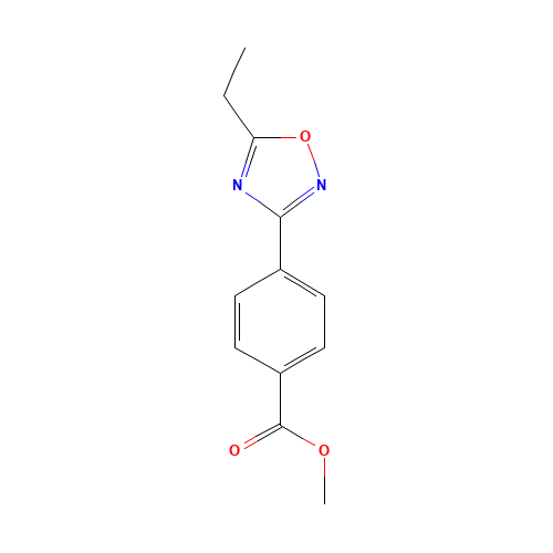 methyl 4-(5-ethyl-1,2,4-oxadiazol-3-yl)benzoate (CAS: 196301-95-8) - Related Chemical Product