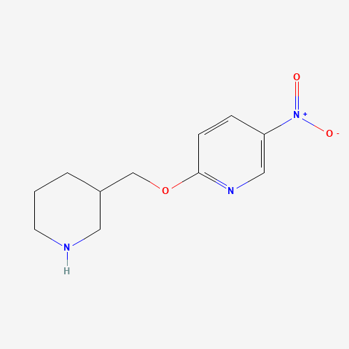 5-nitro-2-(piperidin-3-ylmethoxy)pyridine (CAS: 1185537-13-6) - Related Chemical Product
