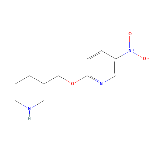5-nitro-2-(piperidin-3-ylmethoxy)pyridine (CAS: 1185537-13-6) - Related Chemical Product