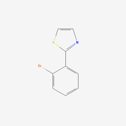 2-(2-bromophenyl)-1,3-thiazole (CAS: 30216-46-7) - Chemical Structure and Molecular Formula 
