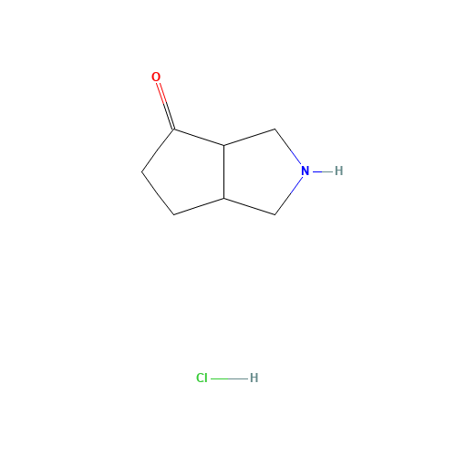 2,3,3a,5,6,6a-hexahydro-1H-cyclopenta[c]pyrrol-4-one;hydrochloride (CAS: 127430-46-0) - Related Chemical Product