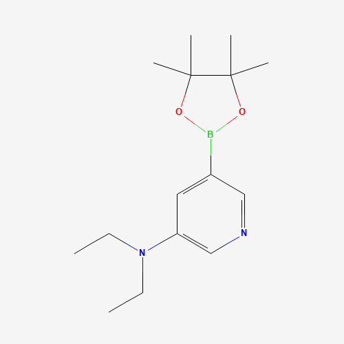 N,N-diethyl-5-(4,4,5,5-tetramethyl-1,3,2-dioxaborolan-2-yl)pyridin-3-amine (CAS: 1257554-15-6) - Related Chemical Product