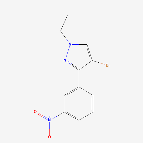 4-bromo-1-ethyl-3-(3-nitrophenyl)pyrazole (CAS: 945865-12-3) - Related Chemical Product
