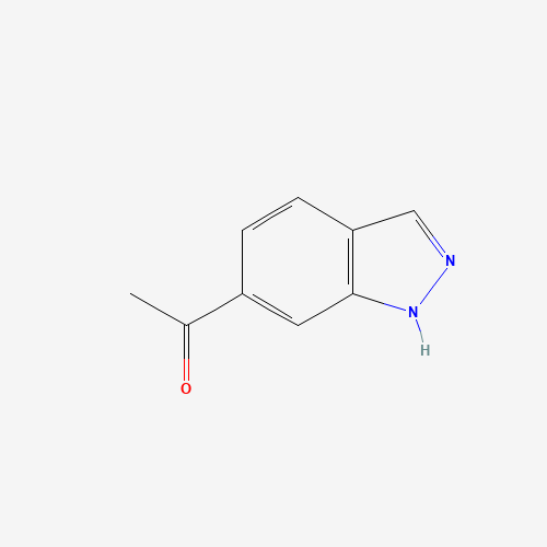 1-(1H-indazol-6-yl)ethanone (CAS: 189559-85-1) - Chemical Structure and Molecular Formula 