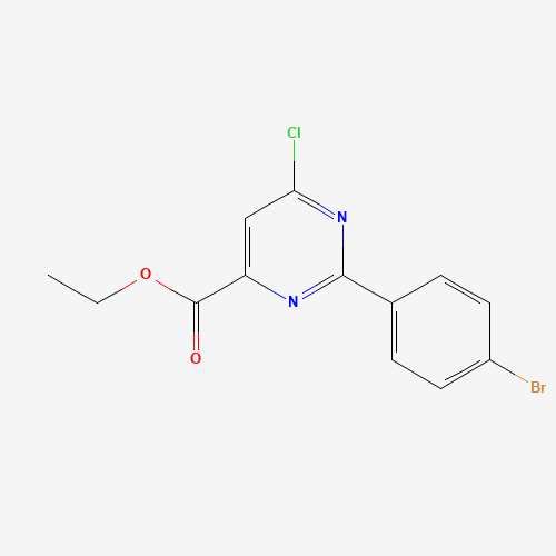 ethyl 2-(4-bromophenyl)-6-chloropyrimidine-4-carboxylate (CAS: 1263061-26-2) - Related Chemical Product
