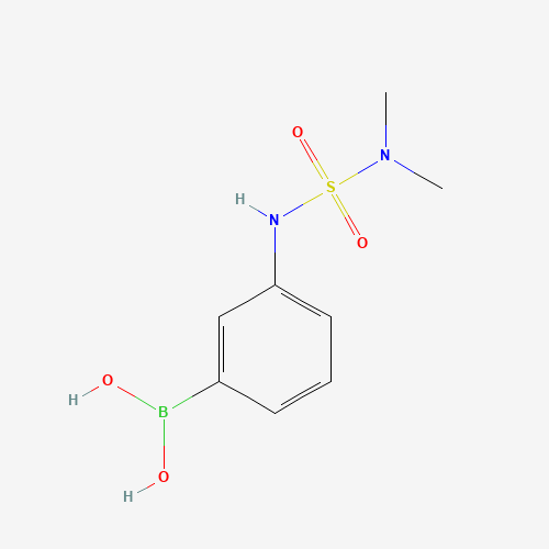 [3-(dimethylsulfamoylamino)phenyl]boronic acid (CAS: 277295-50-8) - Chemical Structure and Molecular Formula 