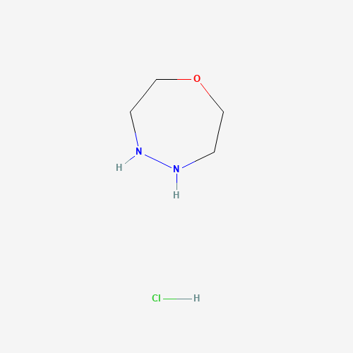 1,4,5-oxadiazepane;hydrochloride (CAS: 405281-14-3) - Chemical Structure and Molecular Formula 