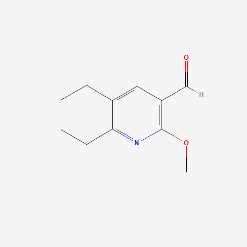 2-methoxy-5,6,7,8-tetrahydroquinoline-3-carbaldehyde (CAS: 139549-05-6) - Chemical Structure and Molecular Formula 