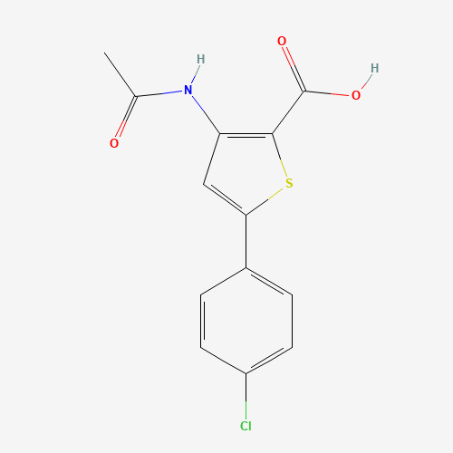 3-acetamido-5-(4-chlorophenyl)thiophene-2-carboxylic acid (CAS: 508231-11-6) - Related Chemical Product